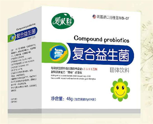 愛米科復(fù)合益生菌固體飲料