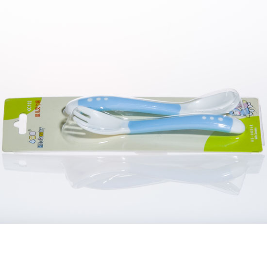小孩國嬰兒叉勺組合藍色