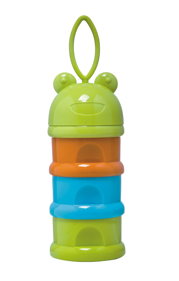 小孩國便攜三層獨立奶粉盒