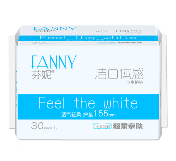 芬妮潔白體感30片護(hù)墊網(wǎng)155mm