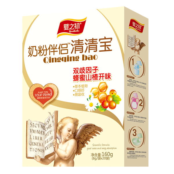 嬰之初奶粉伴侶清清寶-雙歧因子蜂蜜山楂開味160g.jpg 嬰之初奶粉伴侶清清寶-雙歧因子蜂蜜山楂開味160g.jpg