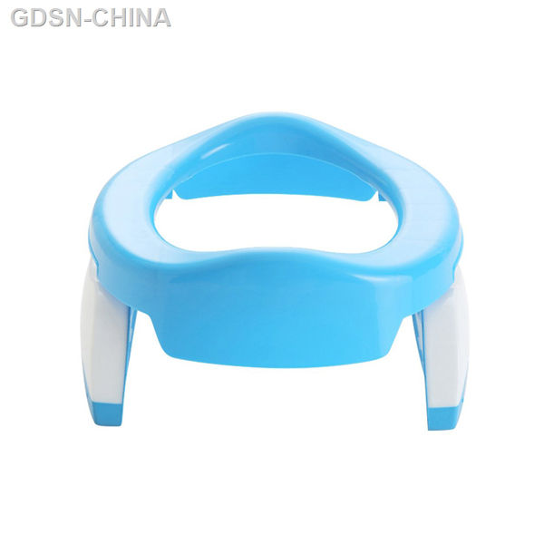 青蛙嘟迪兩用折疊座便器藍色