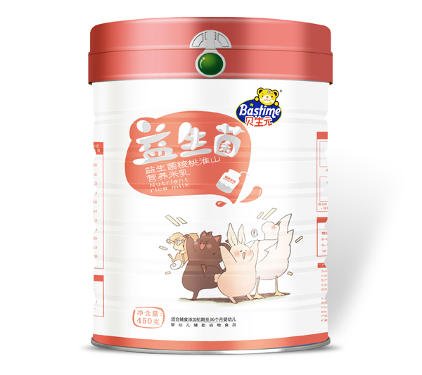 貝生元益生菌核桃淮山營(yíng)養(yǎng)米乳聽裝