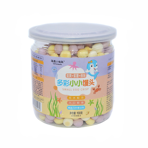 海底小縱隊多彩小小饅頭蛋黃+紫薯+原味