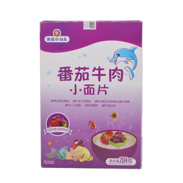 海底小縱隊番茄牛肉小面片