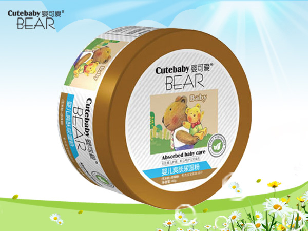 嬰可愛嬰兒爽膚尿濕粉140g