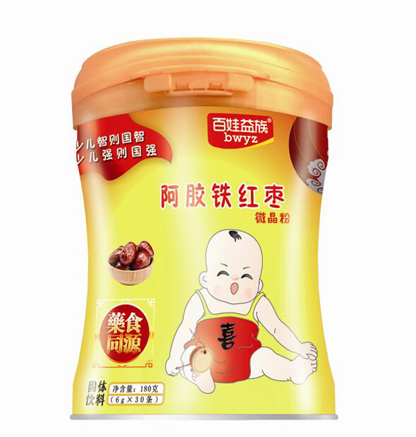 百娃益族阿膠鐵紅棗微晶粉