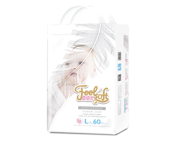 柔感覺羽柔綿感嬰兒紙尿褲L60
