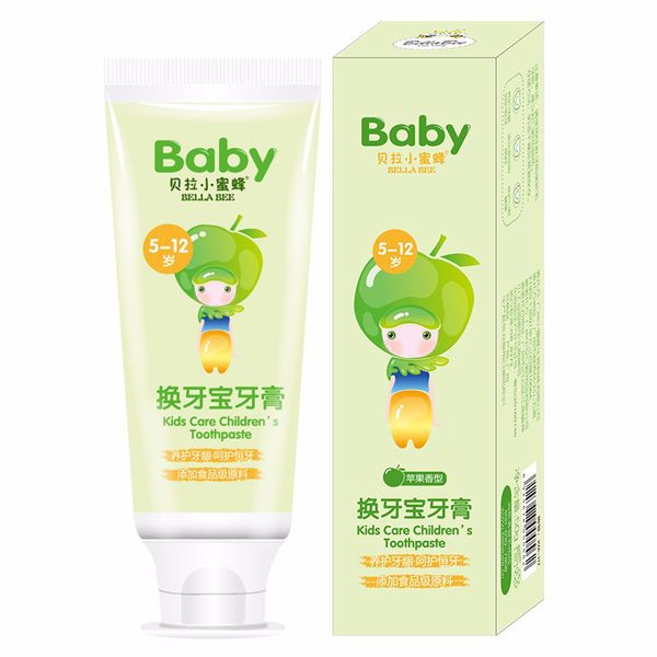 貝拉小蜜蜂換牙寶牙膏 50g(蘋(píng)果味).jpg 貝拉小蜜蜂換牙寶牙膏 50g(蘋(píng)果味).jpg