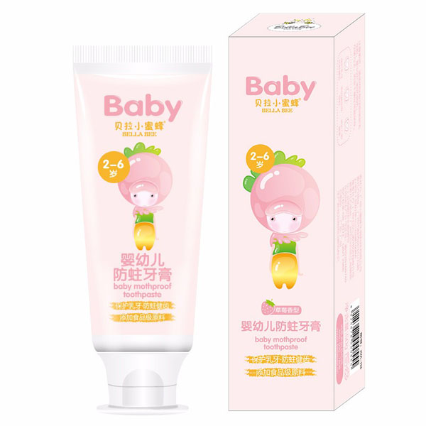 貝拉小蜜蜂嬰幼兒防蛀牙膏 50g(草莓味).jpg 貝拉小蜜蜂嬰幼兒防蛀牙膏 50g(草莓味).jpg