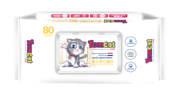 湯姆貓嬰兒手口濕巾