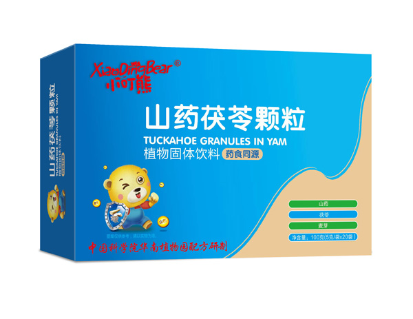 小叮熊山藥茯苓顆粒橫版