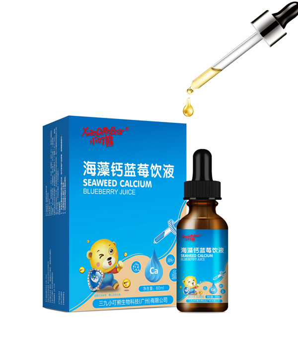 小叮熊海藻鈣藍(lán)莓飲液