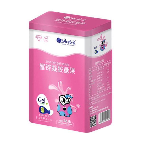 媽媽愛富鋅凝膠糖果 鐵盒裝