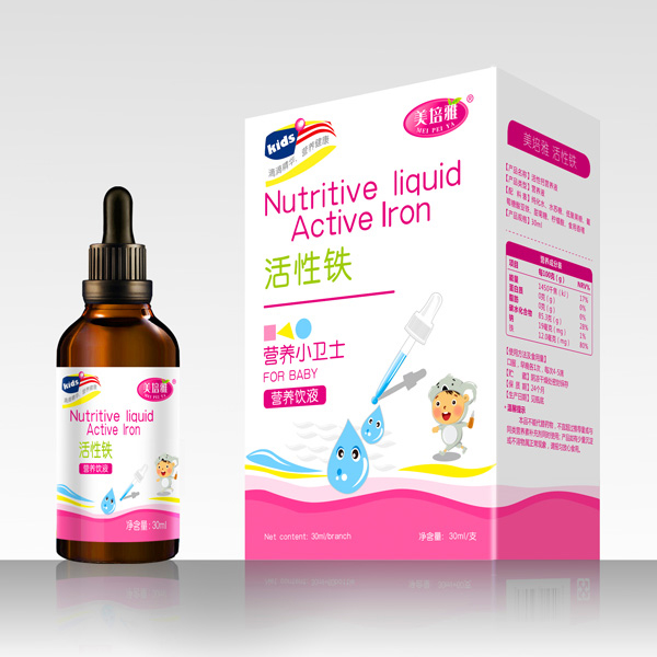 美培雅活性鐵營養(yǎng)滴劑飲液