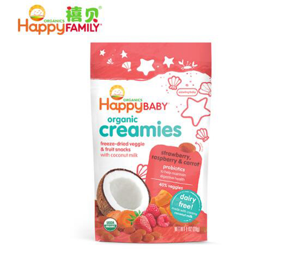 禧貝草莓山莓胡蘿卜椰奶溶溶豆