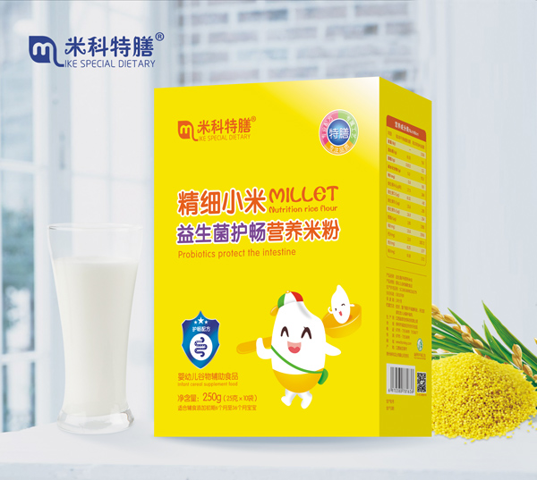米科特膳精細(xì)小米益生菌護(hù)暢營養(yǎng)米粉-盒裝600