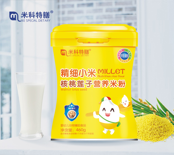 米科特膳精細(xì)小米核桃蓮子營養(yǎng)米粉600