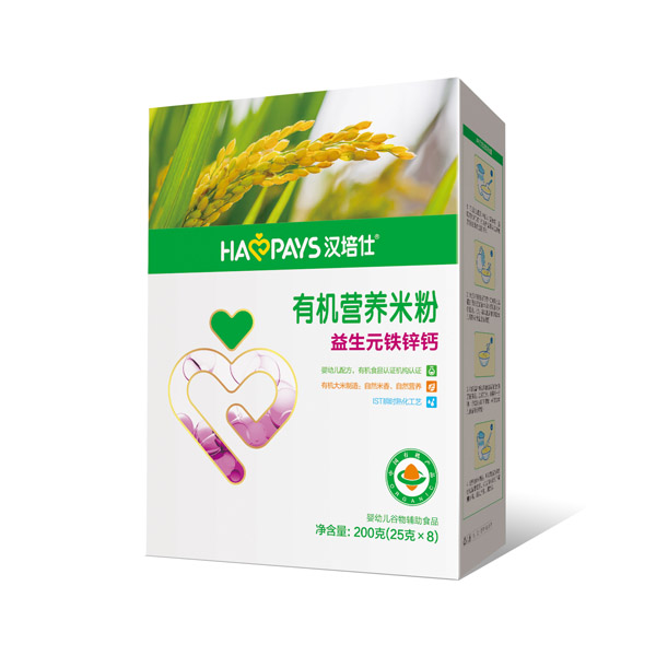 漢培仕益生元鐵鋅鈣有機(jī)米粉盒裝