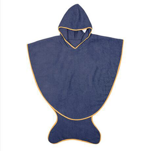 西班牙baby bites斗篷帶帽浴巾 海軍藍(lán)(0-3歲)