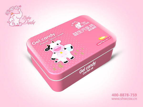 乖嘟嘟益生元乳鈣凝膠糖果鐵聽