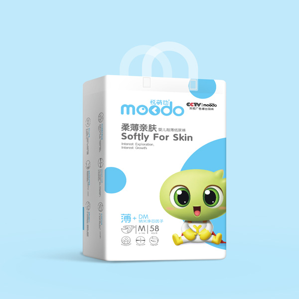 悅萌動柔薄親膚嬰兒超薄紙尿褲M58