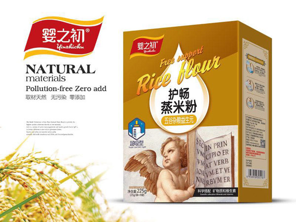 嬰之初護(hù)暢配方蒸米粉-五谷雜糧益生元盒裝