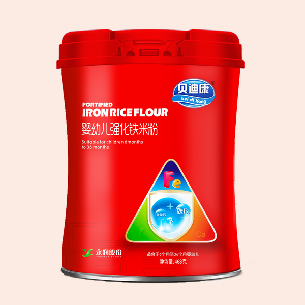 貝迪康嬰幼兒強化鐵米粉聽裝