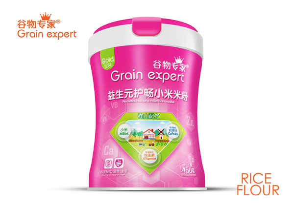 谷物專家益生元護(hù)暢小米米粉-淮山配方 桶裝