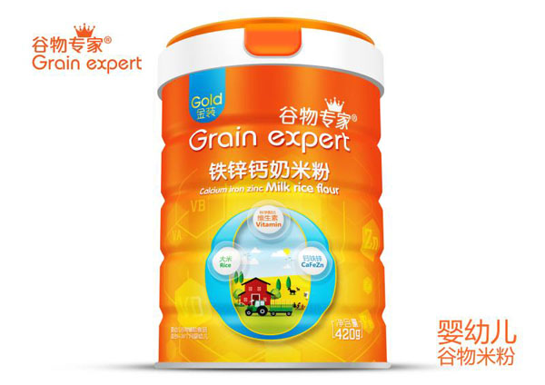 谷物專家鐵鋅鈣奶米粉