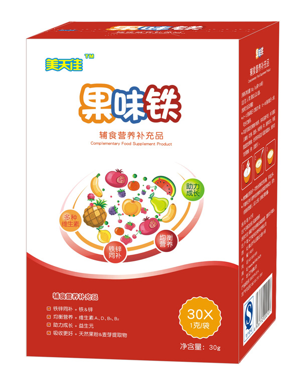 美天佳果味鐵輔食營養(yǎng)補(bǔ)充品
