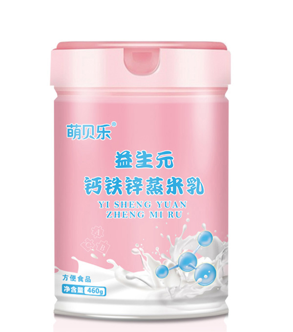 萌貝樂(lè)益生元鈣鐵鋅蒸米乳