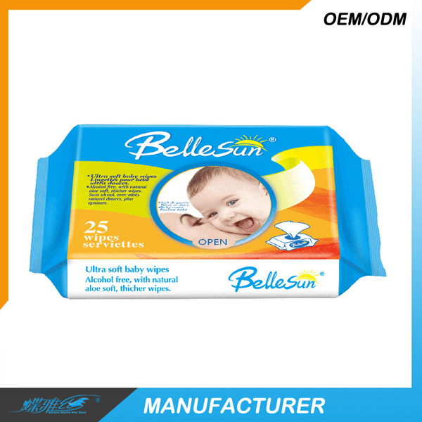 蝶雅絲25片裝寶寶蘆薈濕巾