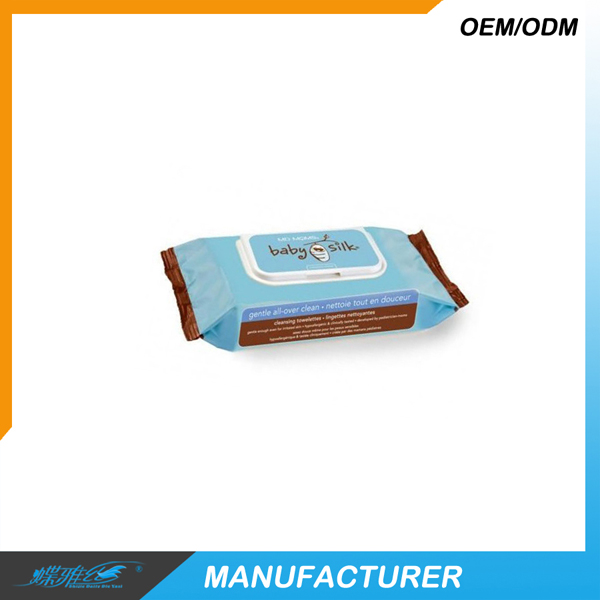 蝶雅絲50片裝絲綢嬰幼兒濕巾