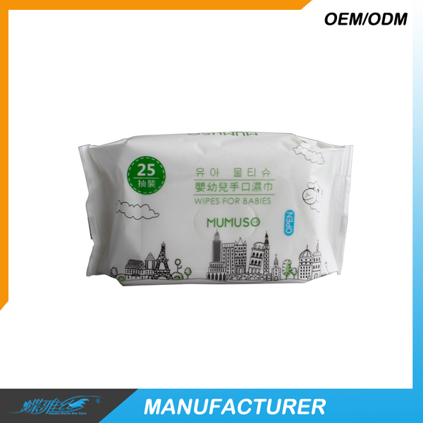 蝶雅絲一次性嬰兒濕巾(25片裝)