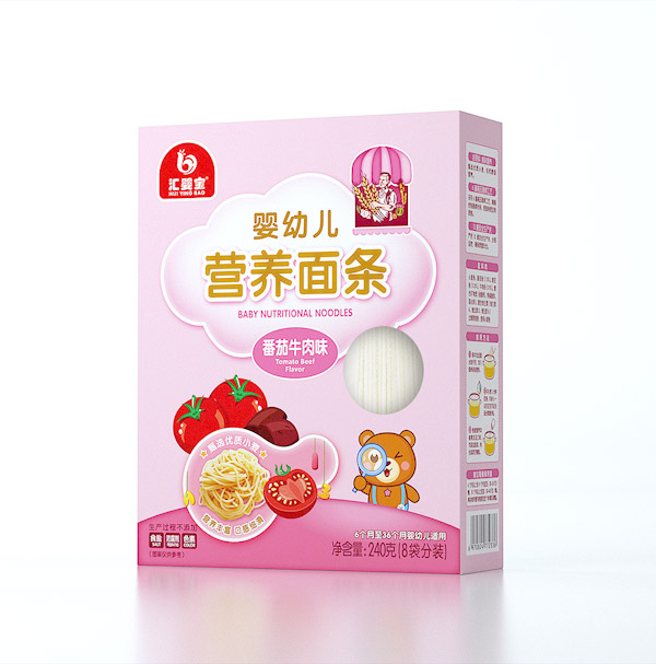 匯嬰寶嬰幼兒營養(yǎng)面條-番茄牛肉味