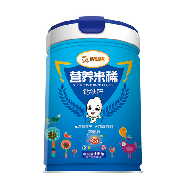 智慧熊營養(yǎng)米稀-鈣鐵鋅 聽裝