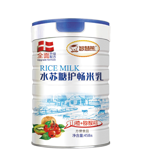 智慧熊水蘇糖護暢米乳-山楂+獼猴桃聽裝