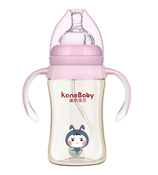 康尼寶貝PPSU奶瓶8187 粉色