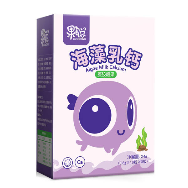 果聰海藻乳鈣凝膠糖果