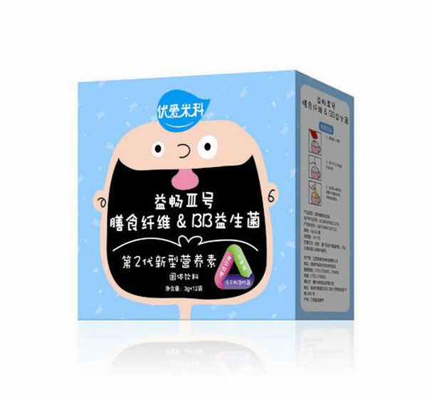 優(yōu)愛米科益暢三號膳食纖維BB益生菌第2代新型營養(yǎng)素