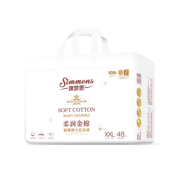 席夢(mèng)思柔潤(rùn)金棉超薄彈力拉拉褲XXL48