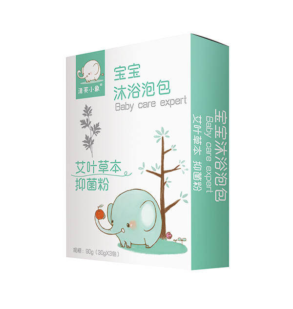 清芙小象艾葉草本抑菌粉