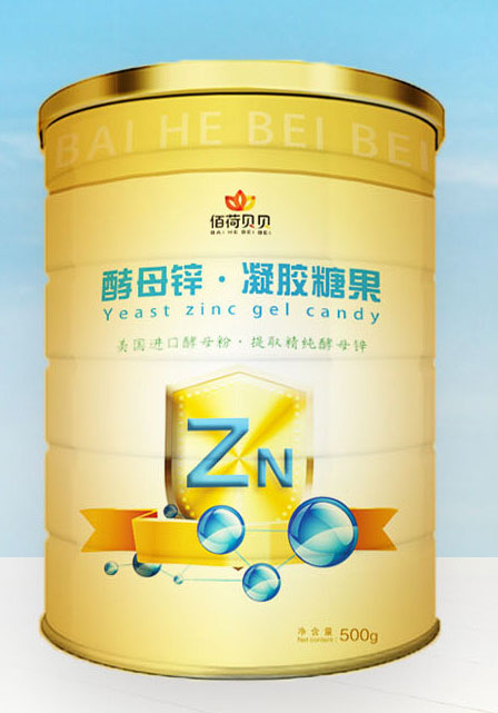 佰荷貝貝酵母鋅凝膠糖果