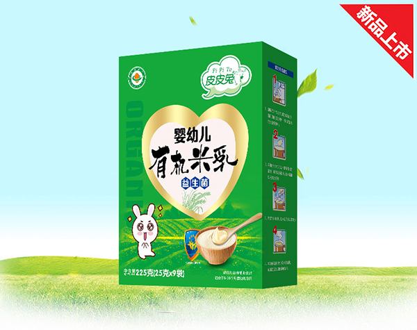 皮皮兔嬰幼兒有機(jī)米乳-益生菌