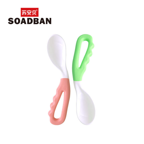 蘇安貝A8056兒童歪頭訓(xùn)練勺(兩支裝)