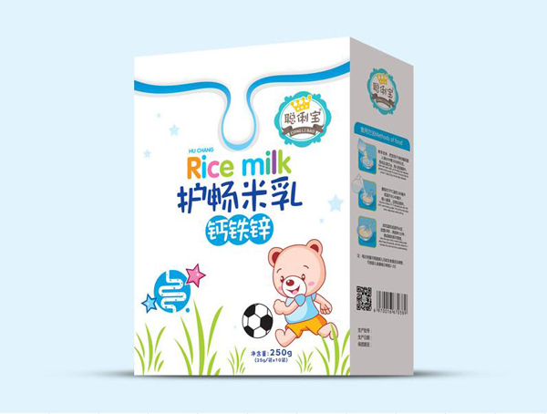 聰俐寶鈣鐵鋅護暢米乳 盒裝