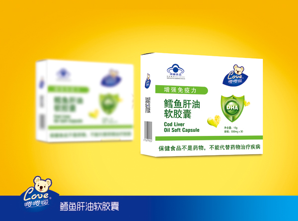 嚶嚶噯鱈魚肝油軟膠囊 紙盒裝
