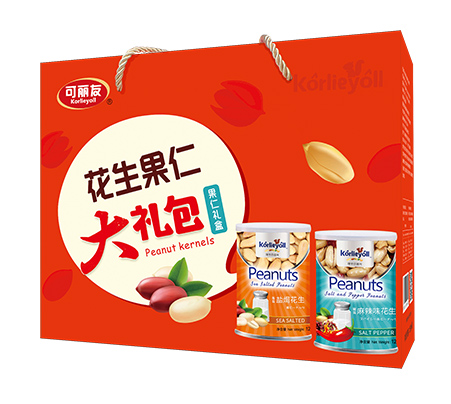可麗友花生果仁大禮包 鹽焗+麻辣