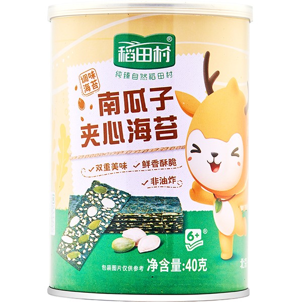 稻田村夾心海苔-南瓜子